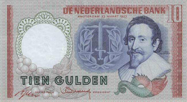 10 Gulden p85 23.3.1953